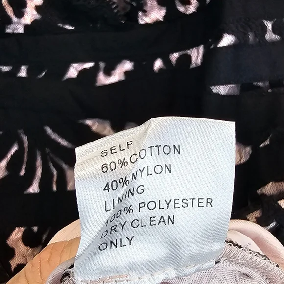 Tadashi Shoji Black Lace Overlay Cocktail Dress 16 Elegant Romantic Sheath - Picture 14 of 14